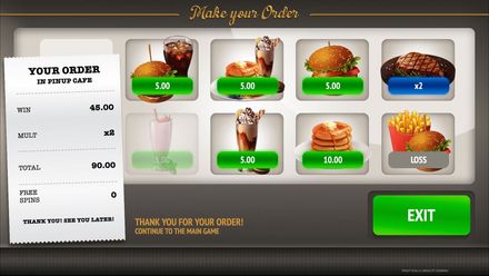 Pinup Cafe bonus feature